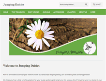 Tablet Screenshot of jumpingdaisies.com